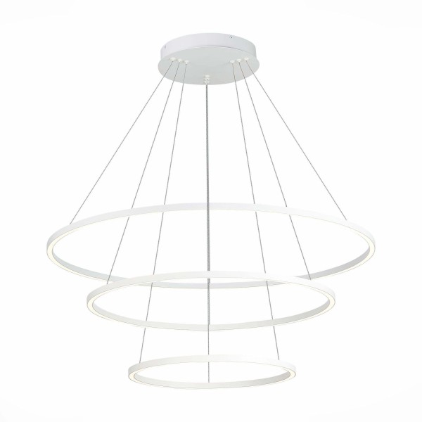 ST605.503.114 Cветильник подвесной SMART ST-Luce Белый/Белый LED 1*114W 2800-6500K AURA