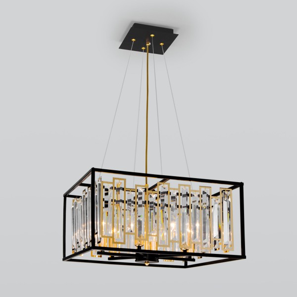 Умная подвесная люстра с хрусталем 377/6 Smart