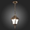 SL082.203.01 Светильник уличный подвесной ST-Luce Бронза/Бронза, Прозрачный E27 1*60W DOMENICO