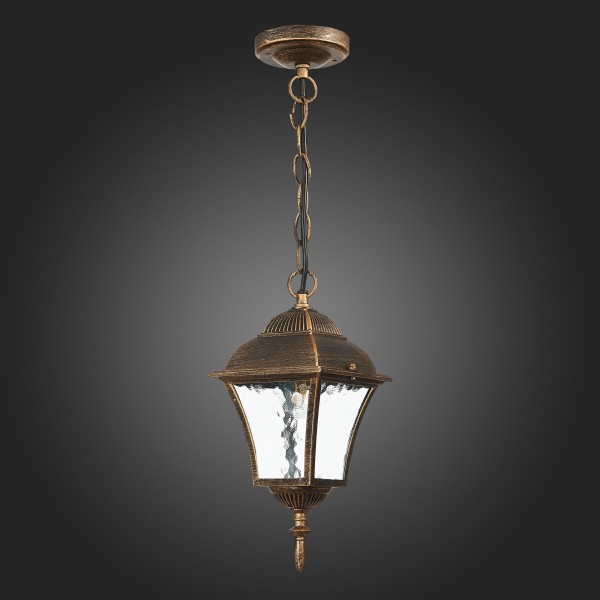 SL082.203.01 Светильник уличный подвесной ST-Luce Бронза/Бронза, Прозрачный E27 1*60W DOMENICO