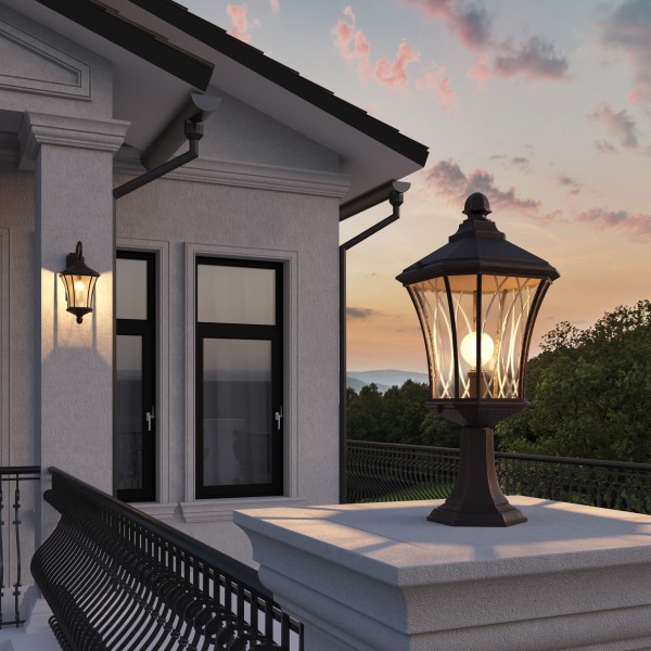 Уличный настенный светильник Virgo D капучино IP44 Virgo D капучино (арт. GLXT-1450D)