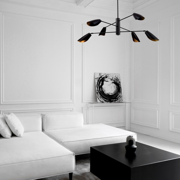 SLE1254-103-04 Светильник подвесной Серебристый/Белый E14 4*60W ALTON