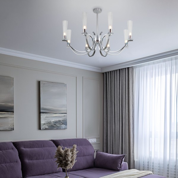 Потолочная люстра 60141/8 хром