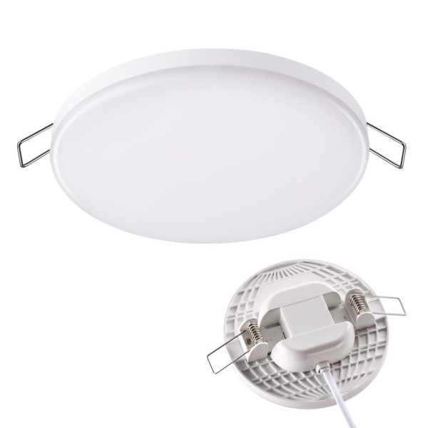 358143 SPOT NT19 500 белый Встраиваемый светильник IP20 LED 3000K 18W 85 - 265V MON