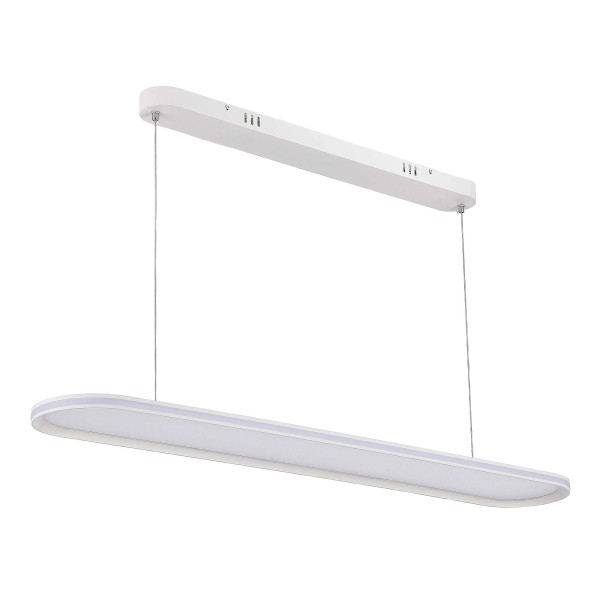 ST615.543.68 Светильник подвесной Белый LED 2*56+12W 4000K 5 780Lm Ra>80 IP20 L1 200xW150xH35 180-2 Подвесные светильники