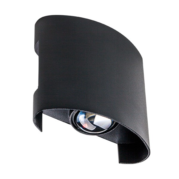 343017 Светильник GEMMA 2х1W LED 220LM G ЧЕРНЫЙ 4000K IP65