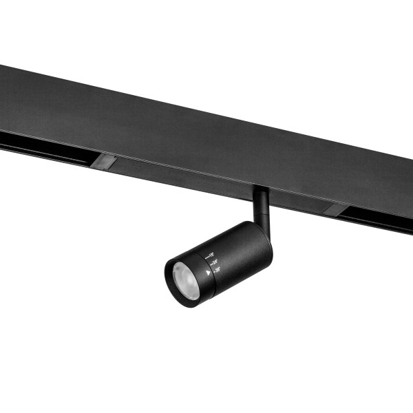 205017 Светильник д/1-фазн трека TETA APP LED 7W 315LM 15-50G ЧЕРНЫЙ PRO 3000-6000K DIM