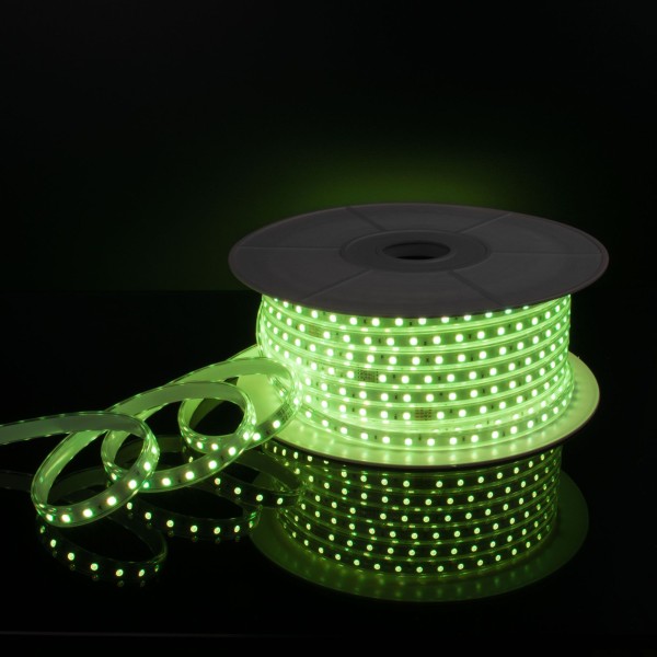 Светодиодная лента 220 В 11 Вт/м 60 Led/м 5050 IP65, RGB, 50 м Лента светодиодная 220V 11W 60Led 5050 IP65 мульти, 50 м