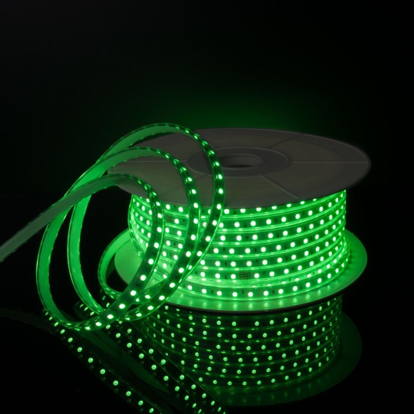 Светодиодная лента 220 В 11 Вт/м 60 Led/м 5050 IP65, RGB, 50 м Лента светодиодная 220V 11W 60Led 5050 IP65 мульти, 50 м