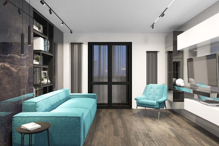 DK8010-BK Акцентный светильник SMART SPOT 9W DIM 3000K-6000K черный