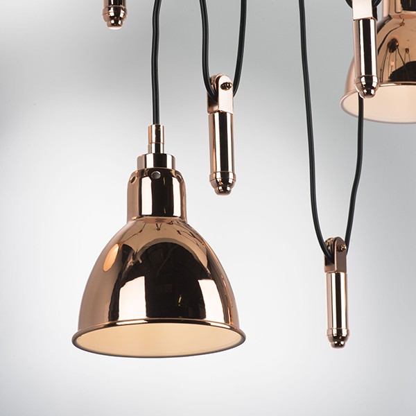 761053 Люстра ACROBATA 5х40W E14 РОЗОВОЕ ЗОЛОТО