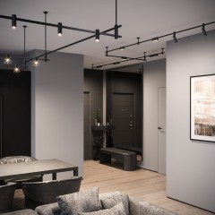 Esthetic Magnetic Трековый светильник 6W 3000K (чёрный) 85122/01