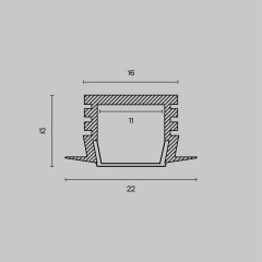 Комплектующие к светодиодной ленте Led Strip ALM006S-2M