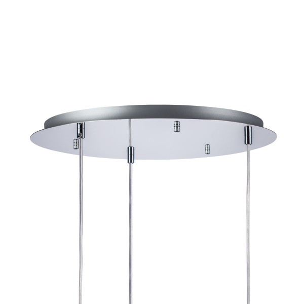 L3PR721134 Подвес тройной круглый EXTRA 3x3x5W(led) G9 (721134 - 3 + 572134 -1) ХРОМ