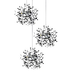 L3PR721134 Подвес тройной круглый EXTRA 3x3x5W(led) G9  (721134 - 3 + 572134 -1) ХРОМ