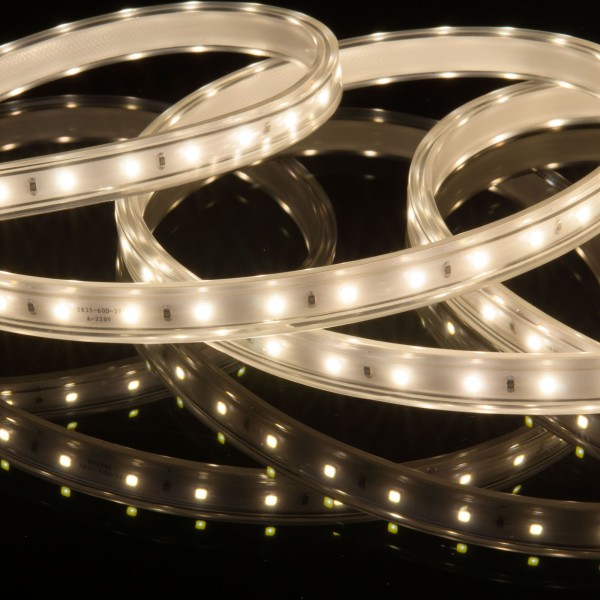 Светодиодная лента 220 В 14,4 Вт/м 120 Led/м 2835 IP65, дневной белый 4200K, 50 м Лента светодиодная 220V 14,4W 120Led 2835 IP65 дневной белый, 50 м