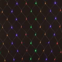 Праздничная гирлянда сеть мульти 1,5*1,5м IP20 300-001