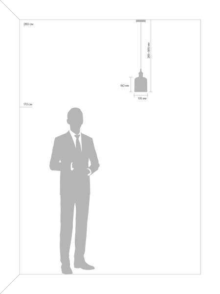Подвесной светильник Freya FR9005PL-01GB