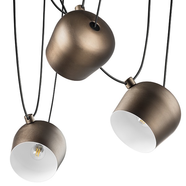 727153 Люстра OMEGA 5х40W E27 BROWN ALU