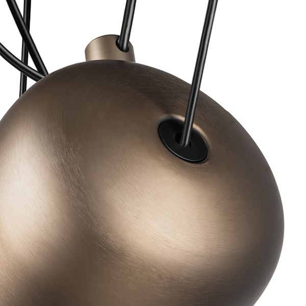 727153 Люстра OMEGA 5х40W E27 BROWN ALU