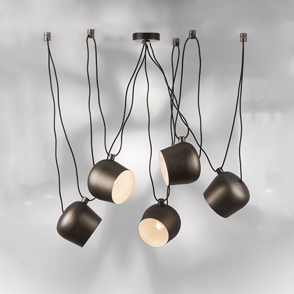 727153 Люстра OMEGA 5х40W E27 BROWN ALU