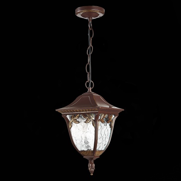 SL083.703.01 Светильник уличный подвесной ST-Luce Кофейный/Кофейный, Прозрачный E27 1*60W CHIANI