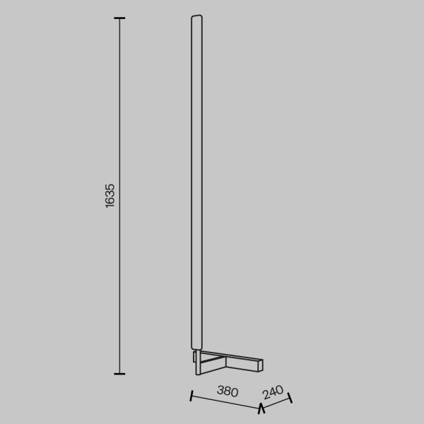 Напольный светильник (торшер) Maytoni MOD214FL-L20W3K