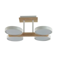 8030/72CL LEDIO LN25 264 белый, дерево/металл, акрил Потолочный светильник LED 72W 3000-6000К 220V PLATO