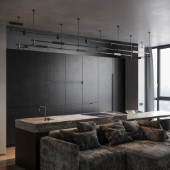 Esthetic Magnetic Трековый светильник 6W 3000K (чёрный) 85120/01