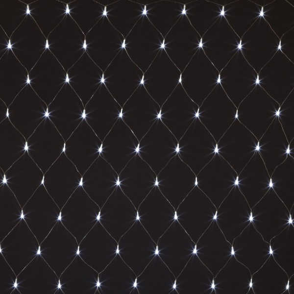 Праздничная гирлянда сеть белый 1,5*1,5м IP20 300-001