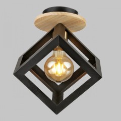 Люстра потолочная 1*60Вт E27 MD.4781-1-P BK