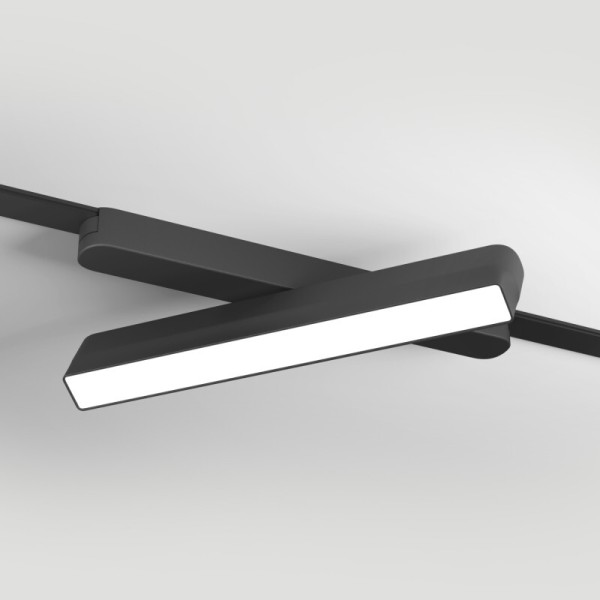DK5363-BK Светильник для трека Air, серия Linear 2700-6500 со светодиодом, L230*W26*H60мм, 48V DC, 9W, RA?90, 120°, 2700-6500K, IP20, черный, алюминий