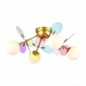 SLE2502-202-04 Светильник потолочный Золотистый/Разноцветный G9 LED 4*5W VOLA