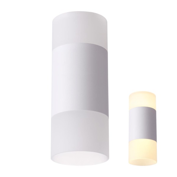 358318 OVER NT19 222 белый Светильник накладной IP20 LED 4000K 7W вниз, 3W вверх 220-240V ELINA