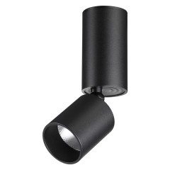 359317 OVER NT24 370 черный Светильник накладной светодиодный IP20 LED 10W 85-265V 3000K 1100Лм TUBO