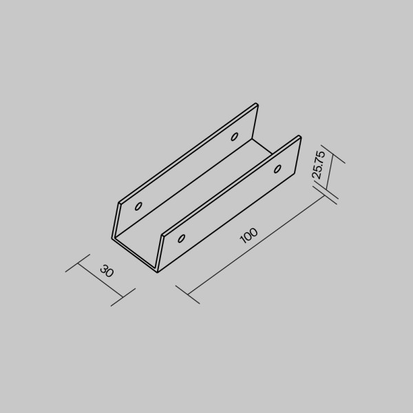 Комплектующие для уличной трековой системы Outdoor O-TR001-SC180