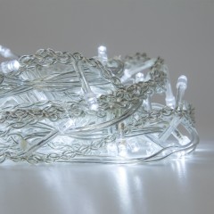 Праздничная гирлянда занавес белый 1,5*1м IP20 200-001