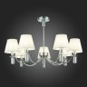 SLE111303-07 Светильник подвесной Хром/Белый E14 7*40W MONZA