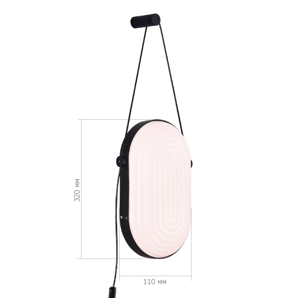 SL1302.401.01 Бра ST-Luce Черный/Белый LED 1*9W 3000K AIRE