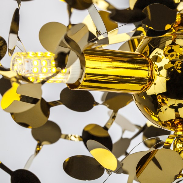 L3PL721132 Подвес тройной линейный EXTRA 3x3x5W(led) G9  (721132 - 3 + 572122 -1) ЗОЛОТО