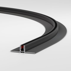 Mini Magnetic Шинопровод под ГКЛ 12,5мм черный Ø900 85220/00