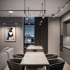 Esthetic Magnetic Трековый светильник 3W 3000K (чёрный) 85118/01