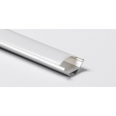 Профиль угловой 16*16*2000 комплект с рассеивателем и заглушками ALP.590.80