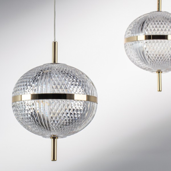 738023 Люстра ACRILE 7W LED 793LM 120G ЗОЛОТО 3000K