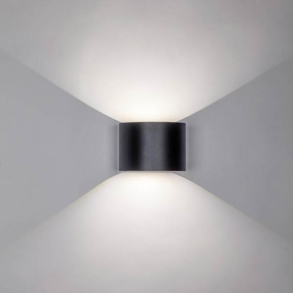 340557 Светильник DALLA 2х5W LED 1100LM G ЧЕРНЫЙ 4000K IP65