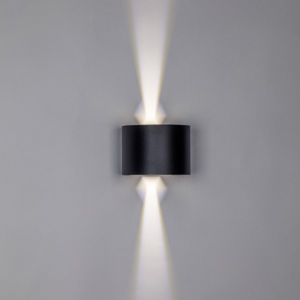 340557 Светильник DALLA 2х5W LED 1100LM G ЧЕРНЫЙ 4000K IP65