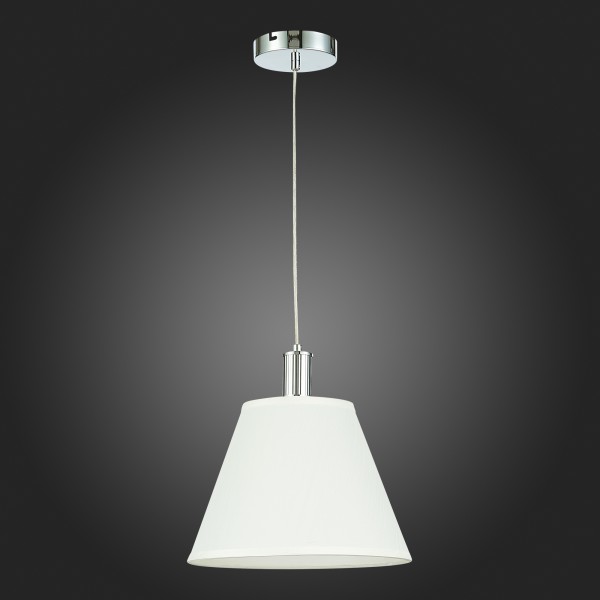 SLE111303-01 Подвес Хром/Белый E27 1*60W MONZA