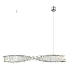 SL6205.113.01 Светильник подвесной ST-Luce Хром/Прозрачный LED 1*21W 4000K ELICA