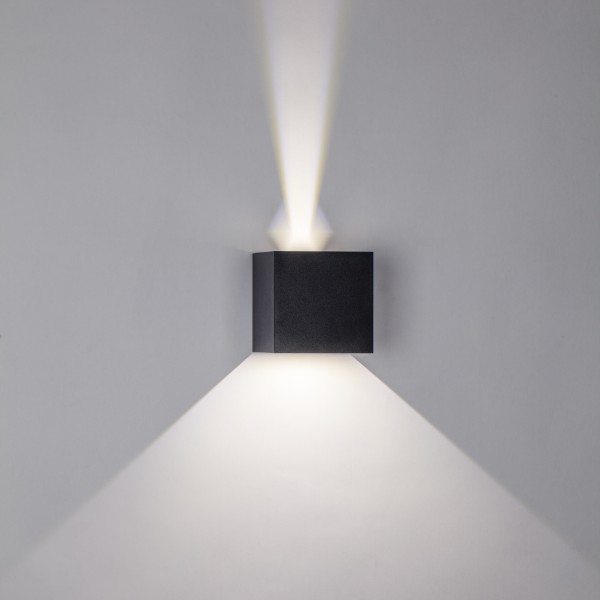 340527 Светильник DALLA 2х5W LED 1100LM G ЧЕРНЫЙ 4000K IP65