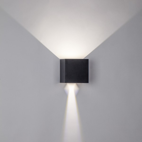 340527 Светильник DALLA 2х5W LED 1100LM G ЧЕРНЫЙ 4000K IP65